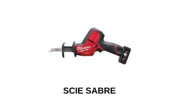 Scie sabre sans fil Milwaukee