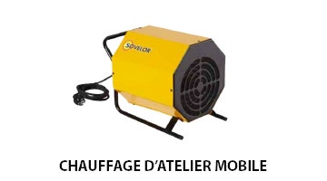 Chauffage d'atelier mobile