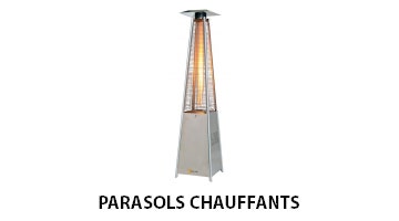 Parasols chauffants