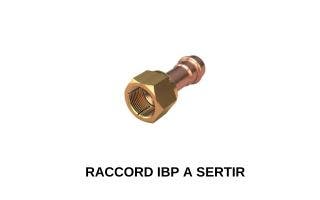 Raccord IBP à sertir