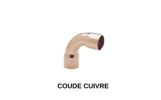 Coude cuivre à braser