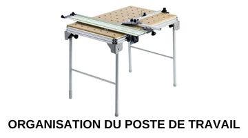 Organisation du poste de travail Festool