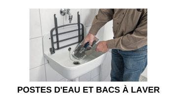 Postes d'eau et bacs à laver pour collectivités