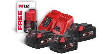 Batteries et chargeurs Milwaukee