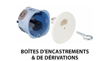 Boite d'encastrement et de derivation Eur'Ohm