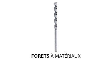 Forets à matériaux