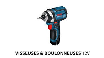 Visseuses et boulonneuses 12V Bosch