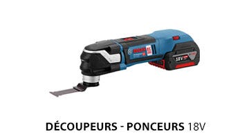 Découpeurs-ponceurs 18V Bosch