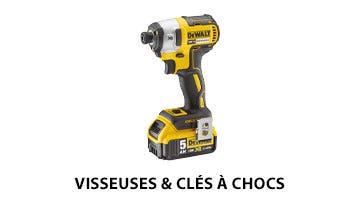 Visseuse et clé à choc Dewalt