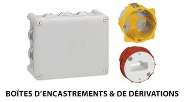 Boite d'encastrement et de derivation Legrand