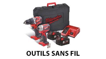 Outils sans fil Milwaukee