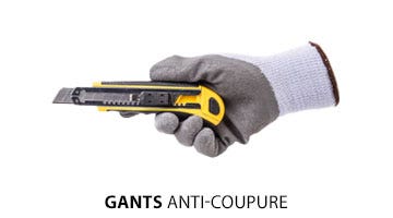 Gants anticoupures