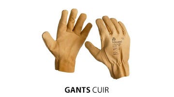 Gants cuir