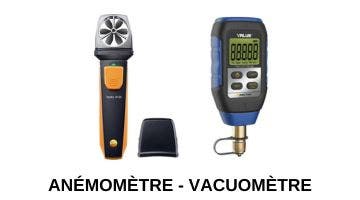 Anémomètre - Vacuomètre